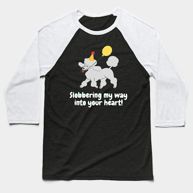 Slobbering my way into your heart! Baseball T-Shirt by Nour